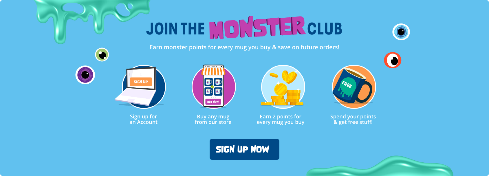 Register now to join the monster club